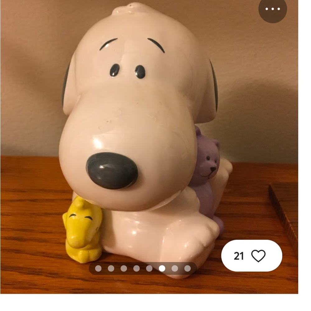 Retro baby Snoopy Bank